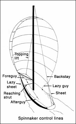spinnaker rigging diagram