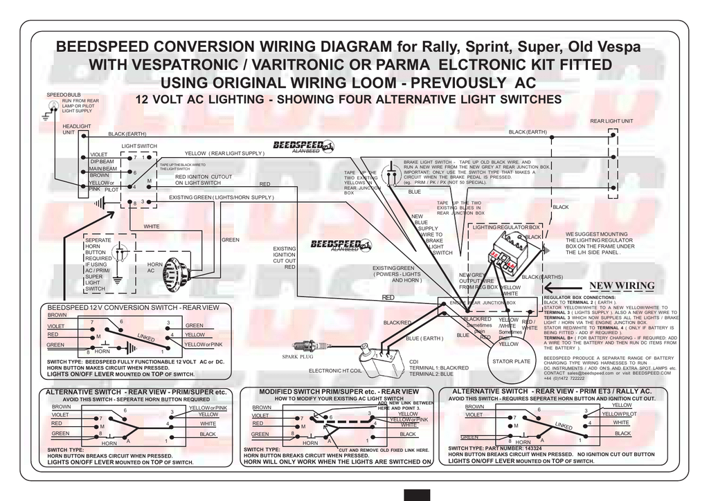 sprint moped wiring diagram