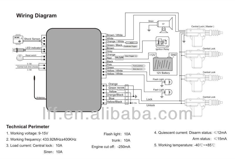 spy 5000m motorcycle alarm wiring diagram