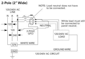 square d 2 pole gfci breaker wiring diagram