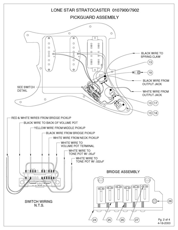 sss pickgaurd wiring diagram
