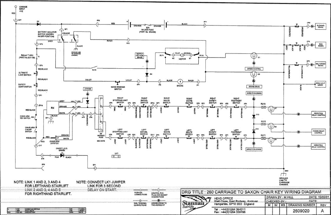 Stannah Stair Lift Wiring Diagram