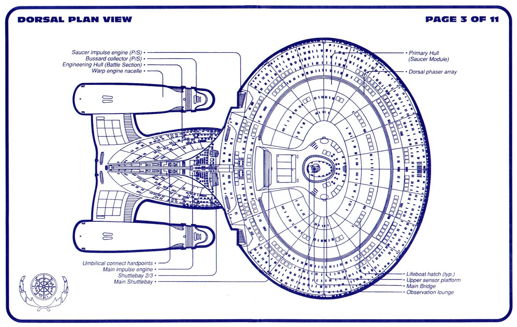 starship enterprise diagram