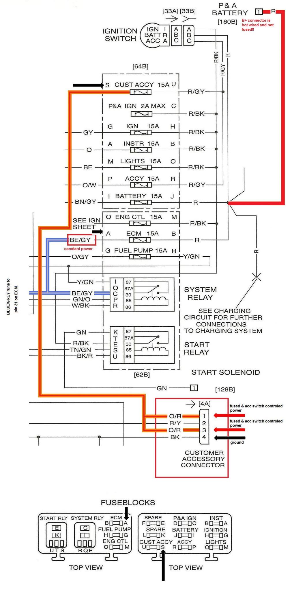 starter relay wiring diagram harley 03 road glide