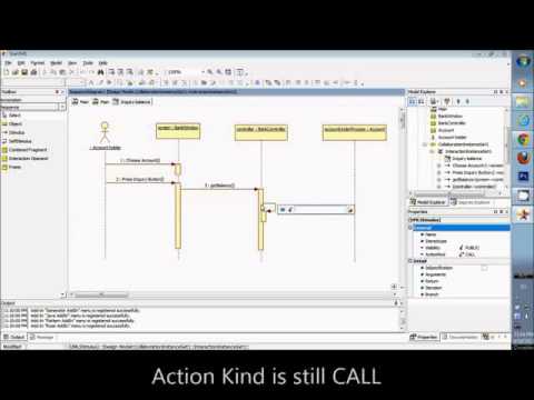 staruml sequence diagram