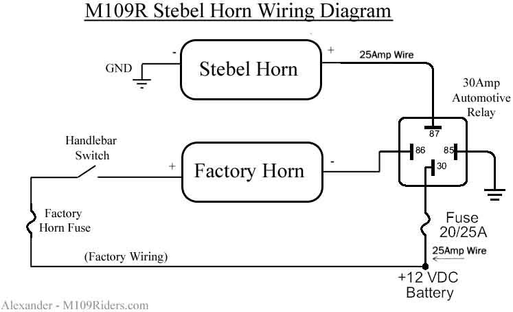 stebel nautilus air horn wiring diagram