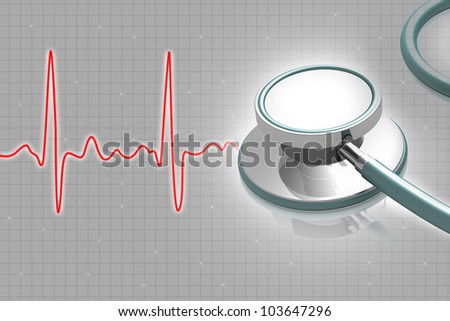 stethoscope labeled diagram