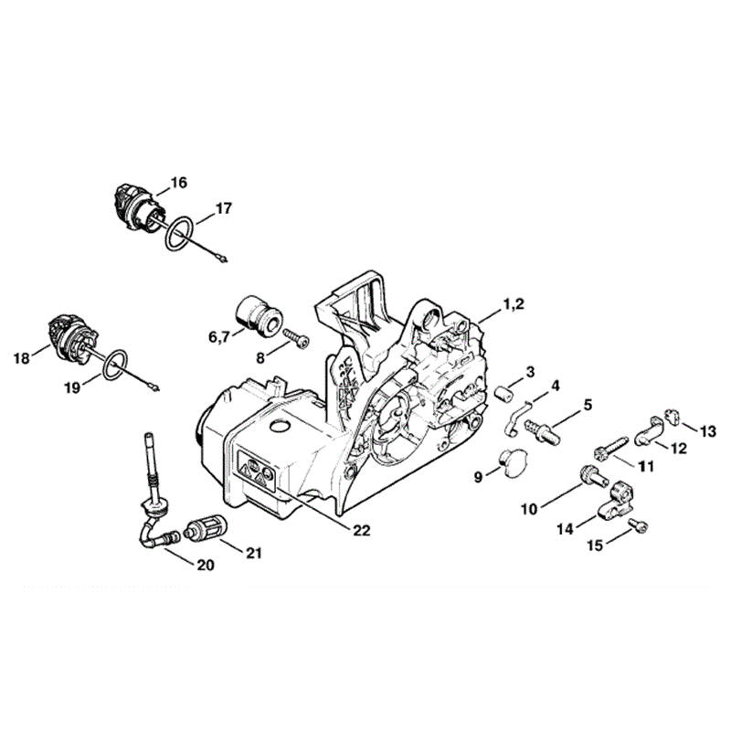 stihl 025 parts diagram