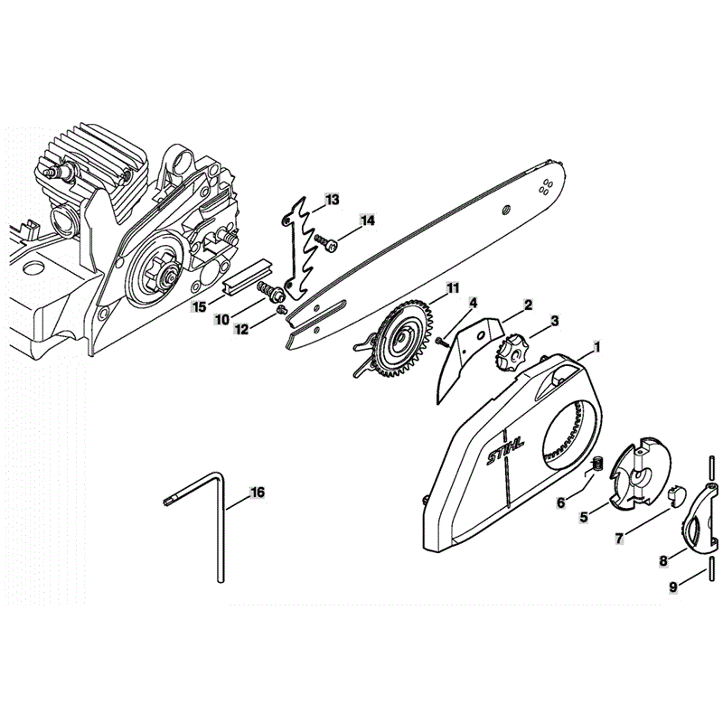 stihl 025 parts diagram