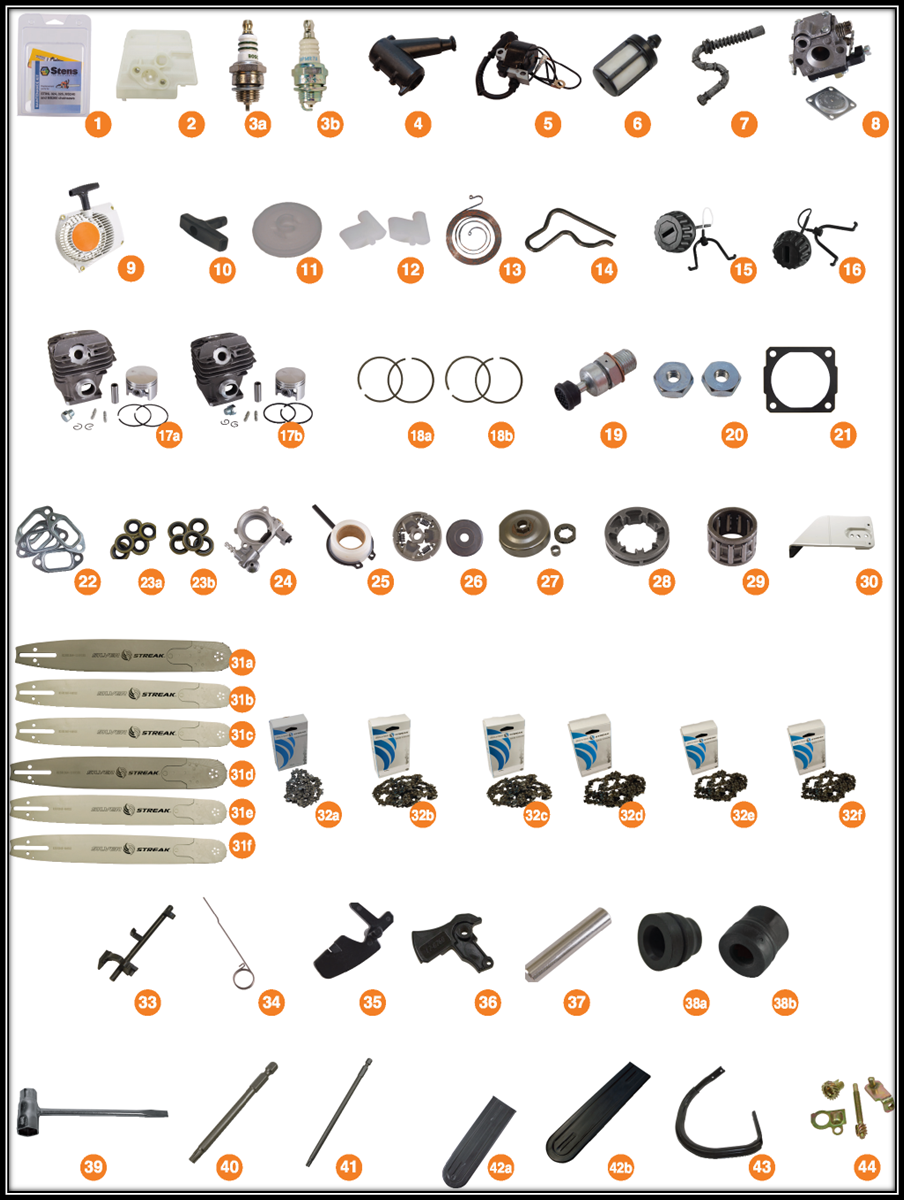 stihl 026 pro chainsaw parts diagram