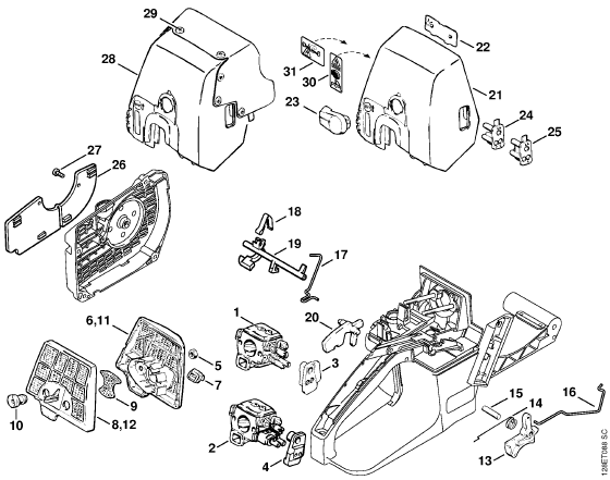 stihl 028 av super parts diagram pdf