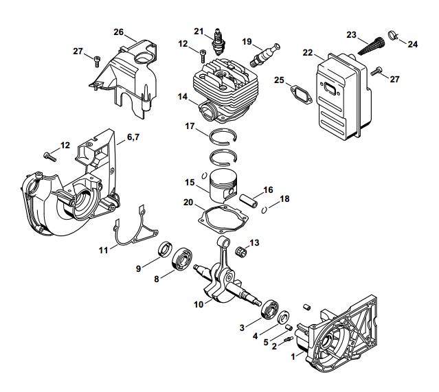 stihl parts diagrams
