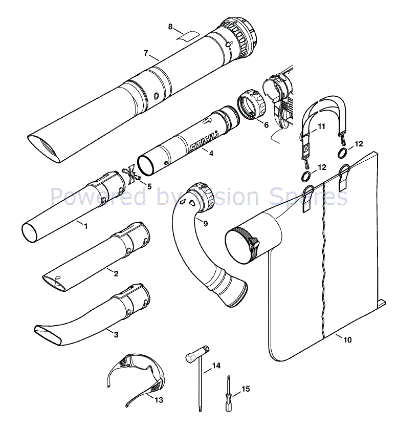 stihl bg72 parts diagram