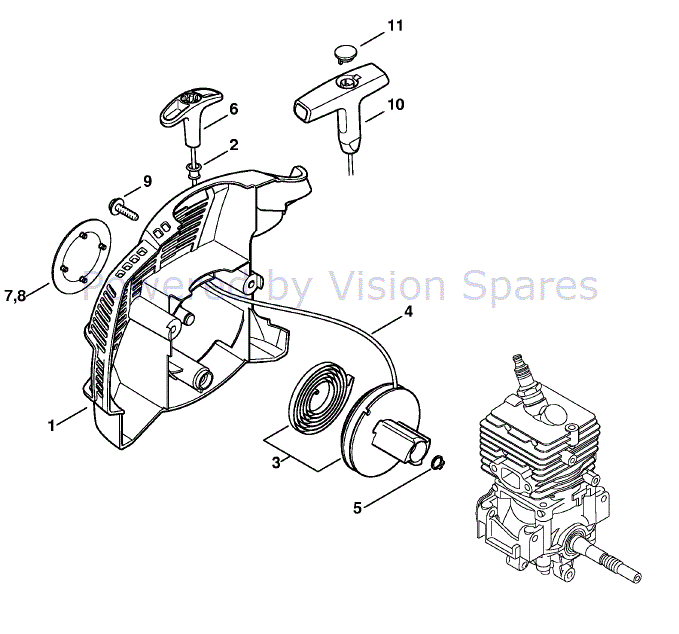 stihl fs40c parts diagram