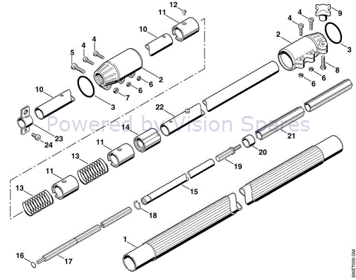 Stihl Ht75 Pole Saw Parts Diagram