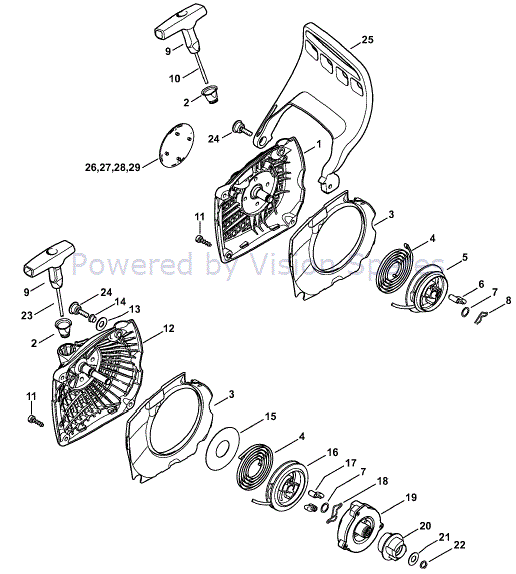 stihl ms 251 parts diagram