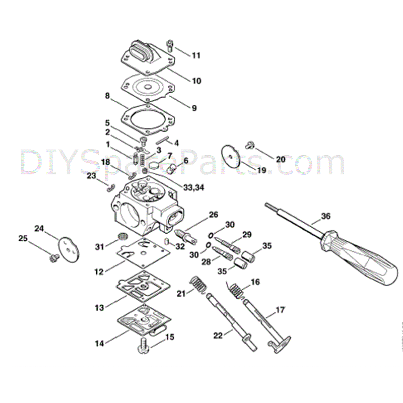 stihl ms 461 parts diagram
