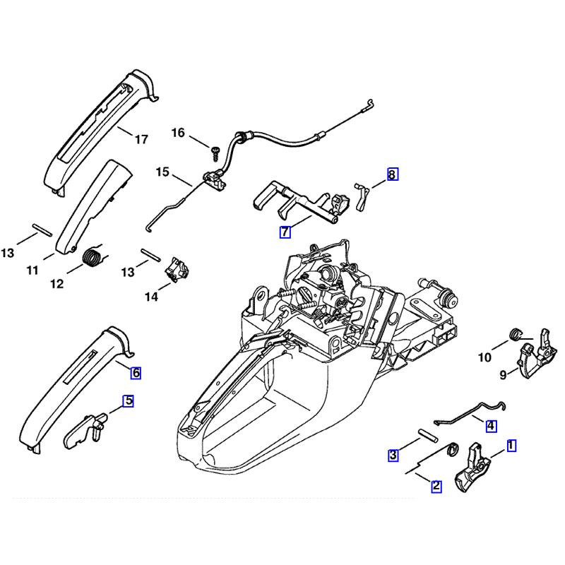 stihl ms310 parts diagram