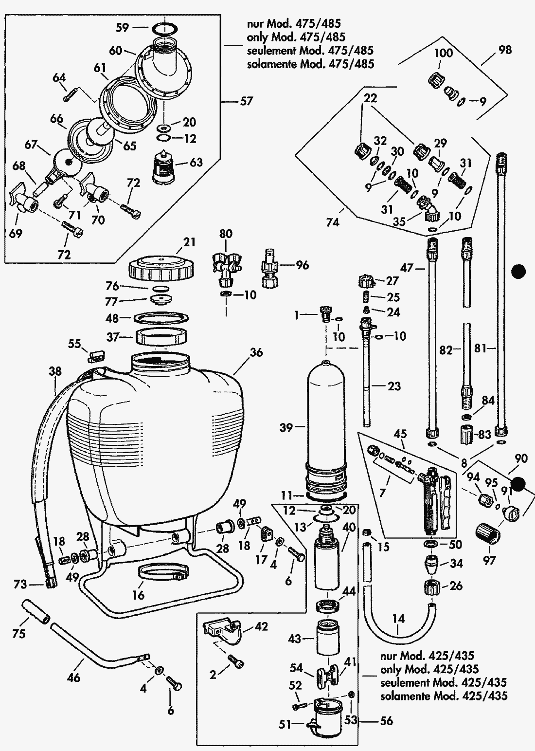 stihl sg20 backpack sprayer parts diagram