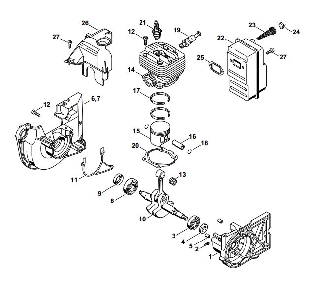 stihl ts400 diagram