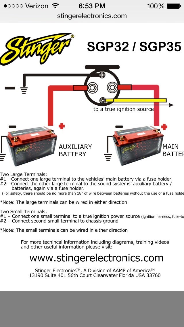 stinger isolator wiring diagram