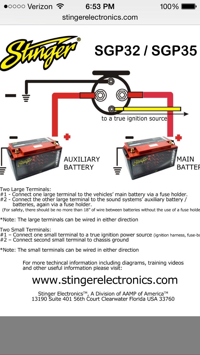 stinger sgp32 wiring diagram
