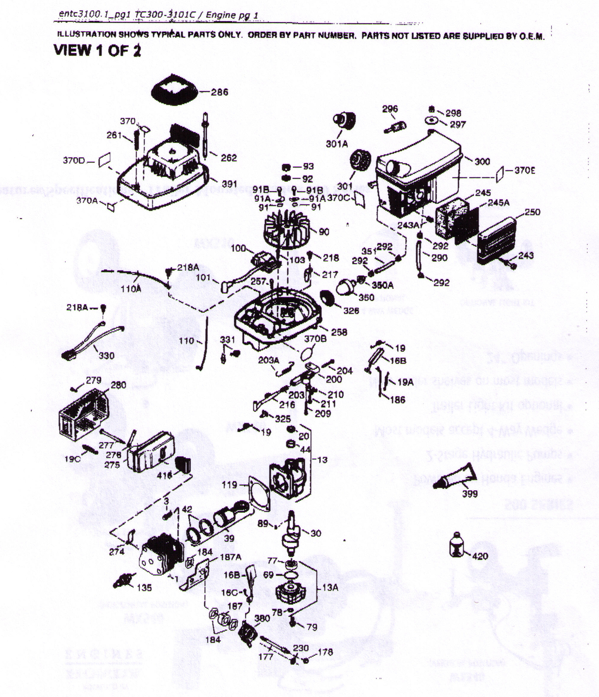 strikemaster mag 2000 carburetor diagram