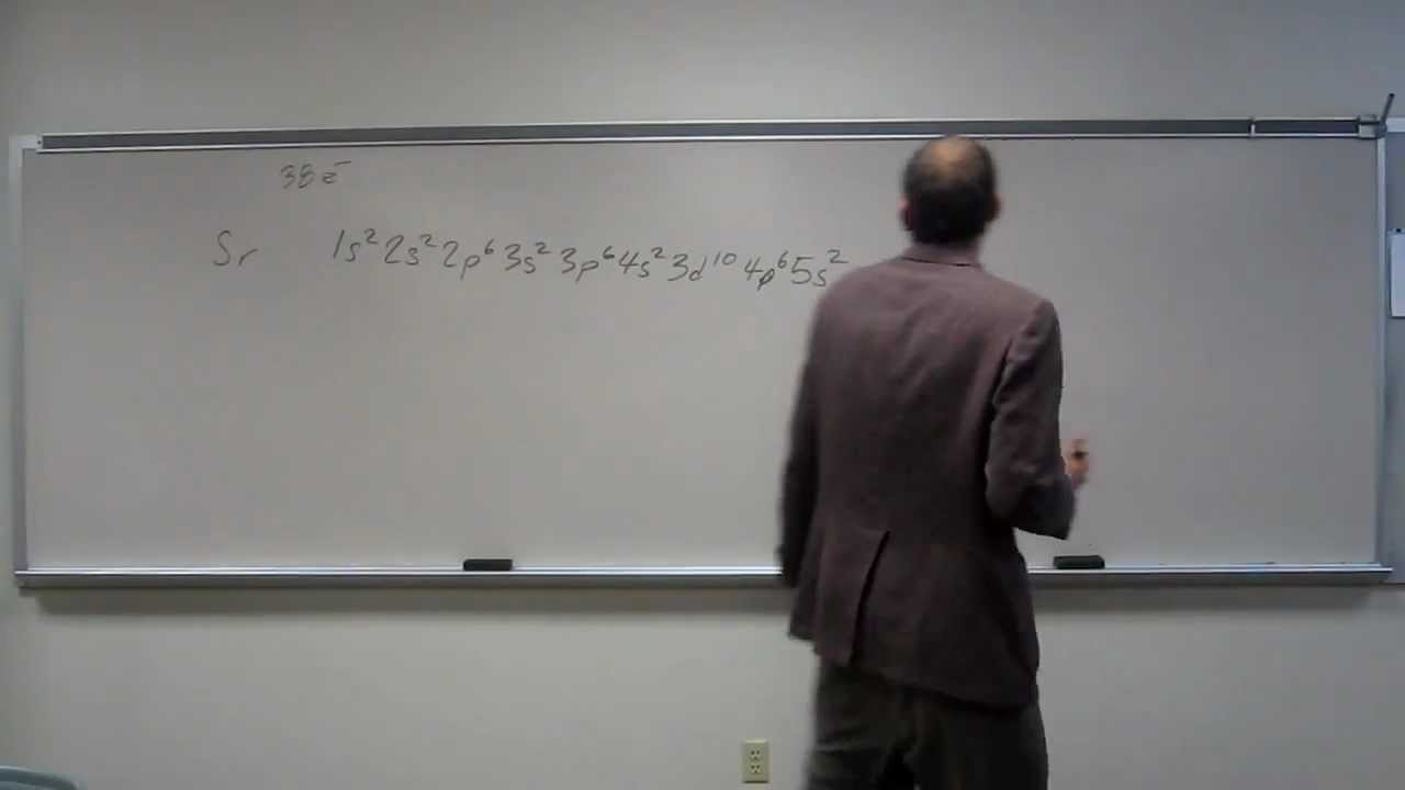 strontium orbital diagram