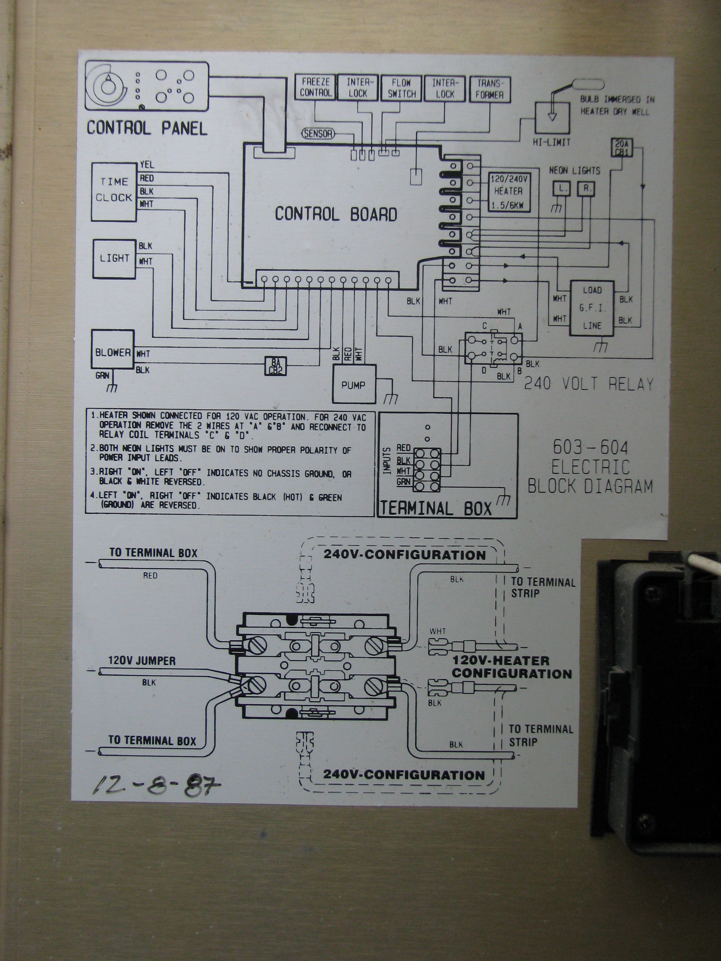sundance spa circuit board diagram