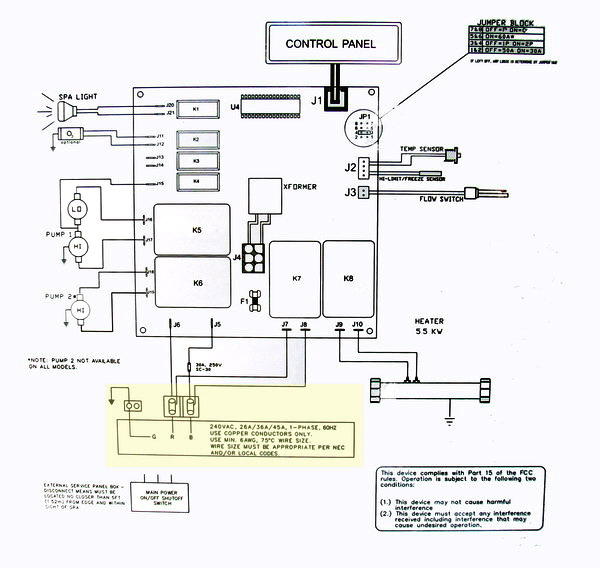 sundance spa wiring diagram