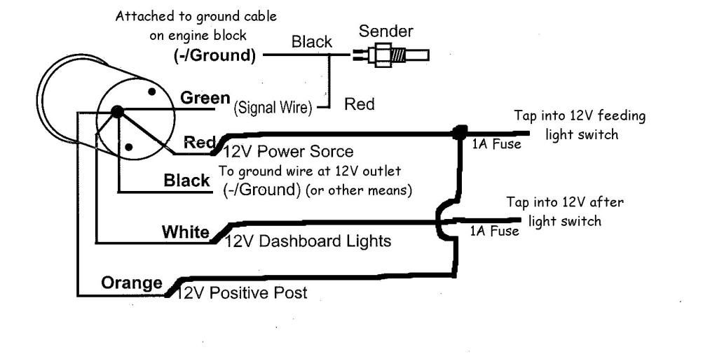 sunpro fuel gauge wiring diagram