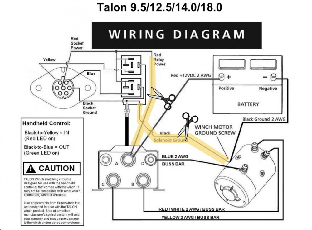 Superwinch Wiring Diagram 12v solenoid wiring diagram for super winches 