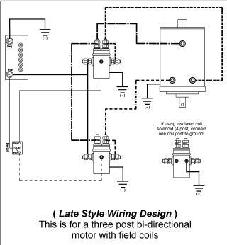 superwinch wiring diagram double solenoid