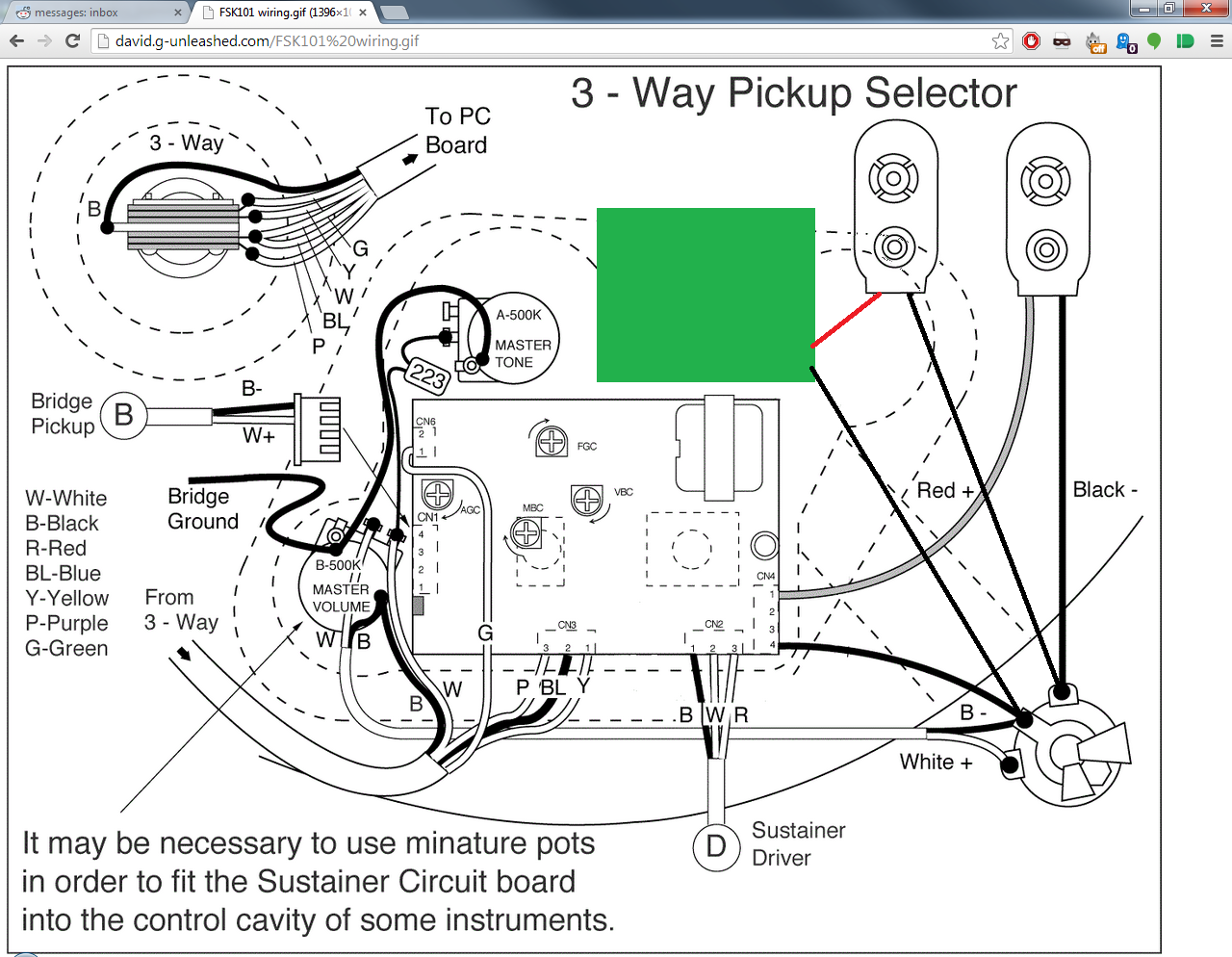 sustainer wiring diagram