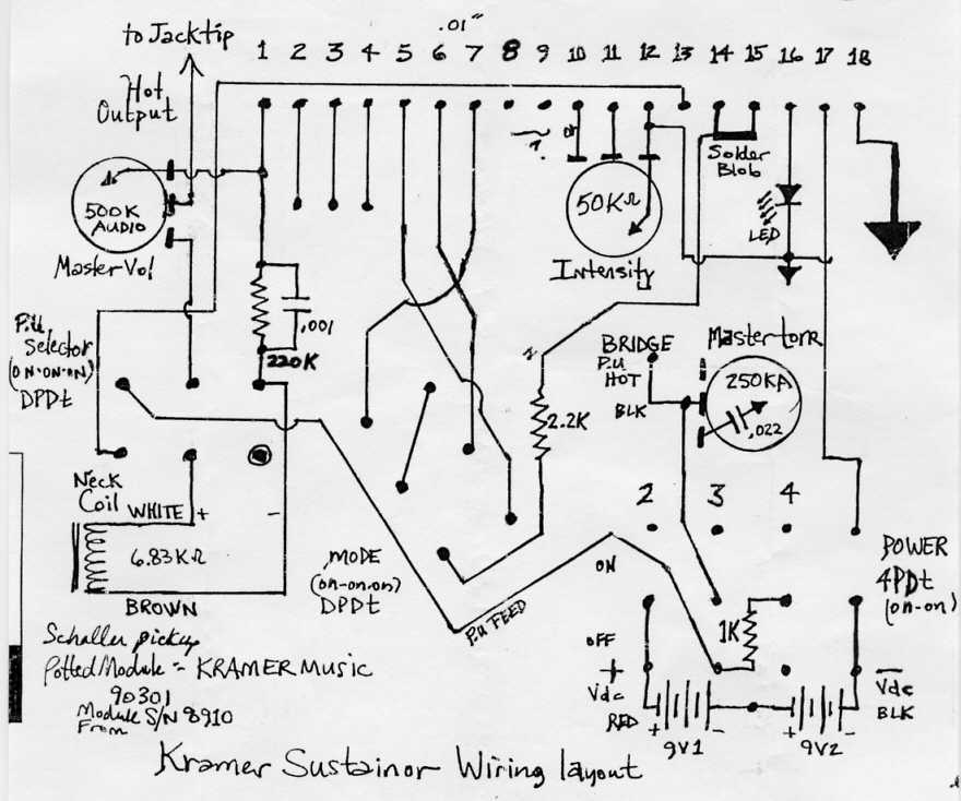 sustainer wiring diagram