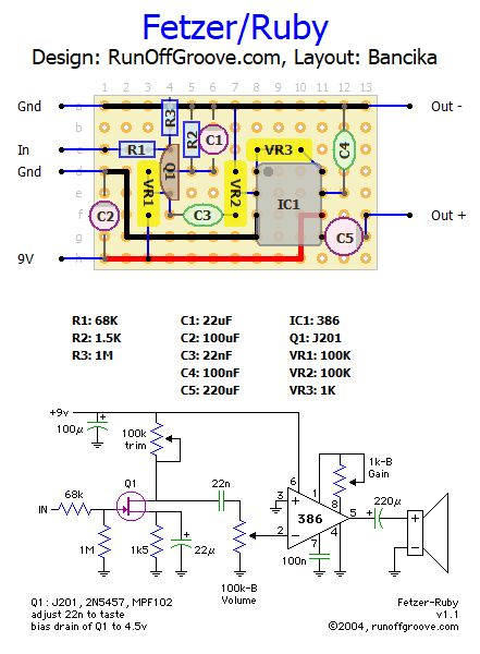 sustainer wiring diagram