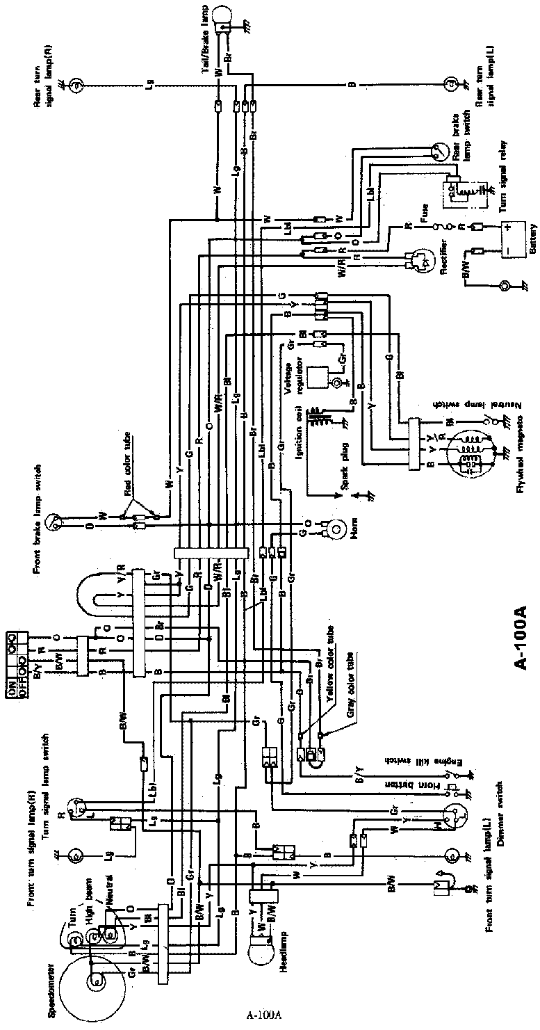 suzuki a100 wiring diagram