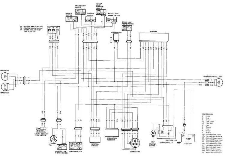 Suzuki Eiger Quadrunner 400 2004 Wiring Diagram