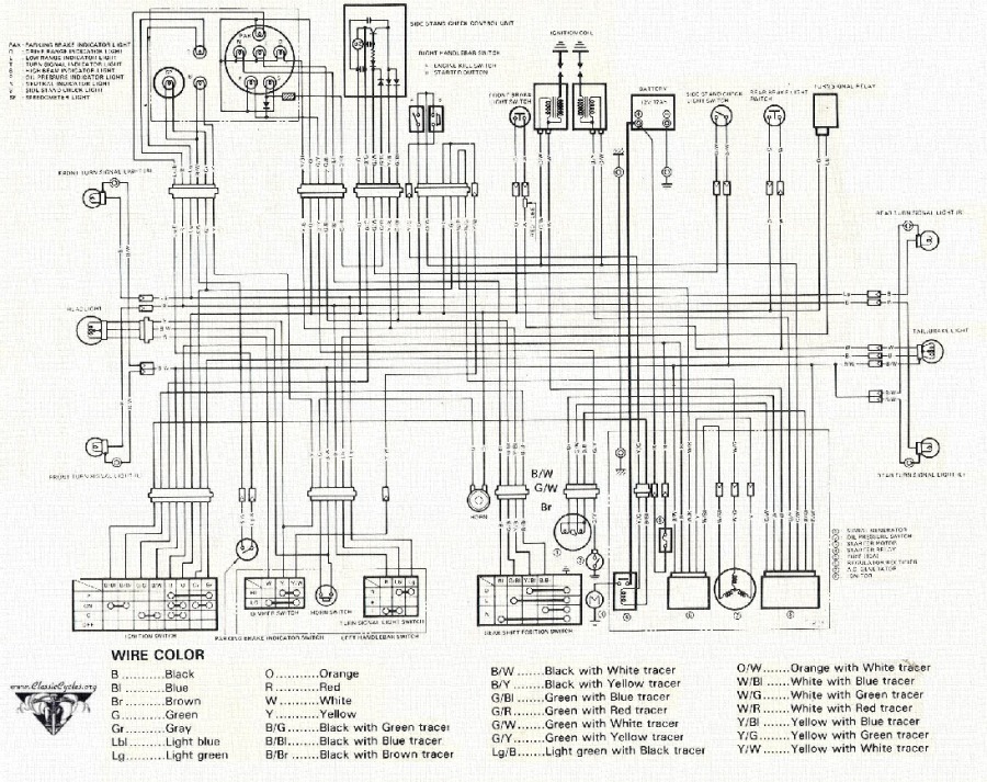 suzuki gs450l wiring diagram