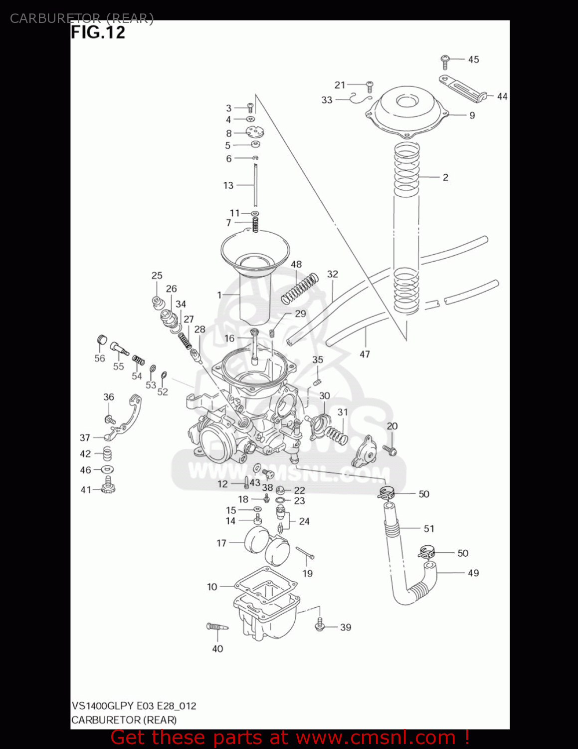 Suzuki Intruder 1400 Carburetor Diagram