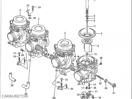 suzuki katana carburetor diagram