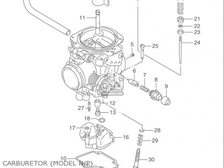 suzuki katana carburetor diagram