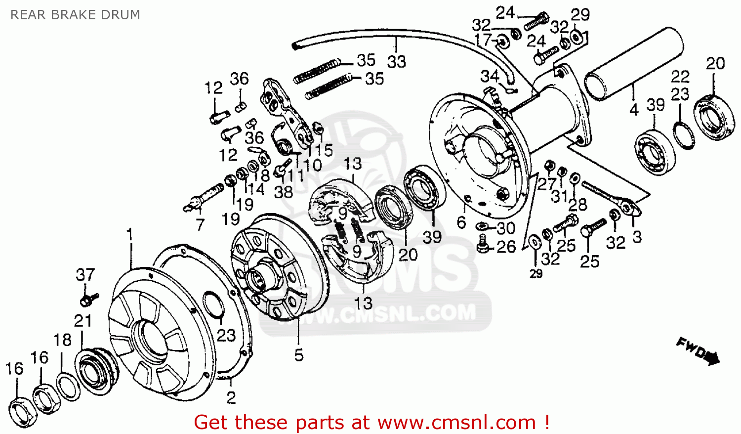 suzuki ozark 250 rear end diagram