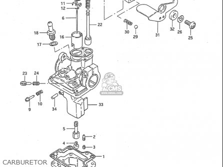 suzuki quadrunner 500 carburetor diagram