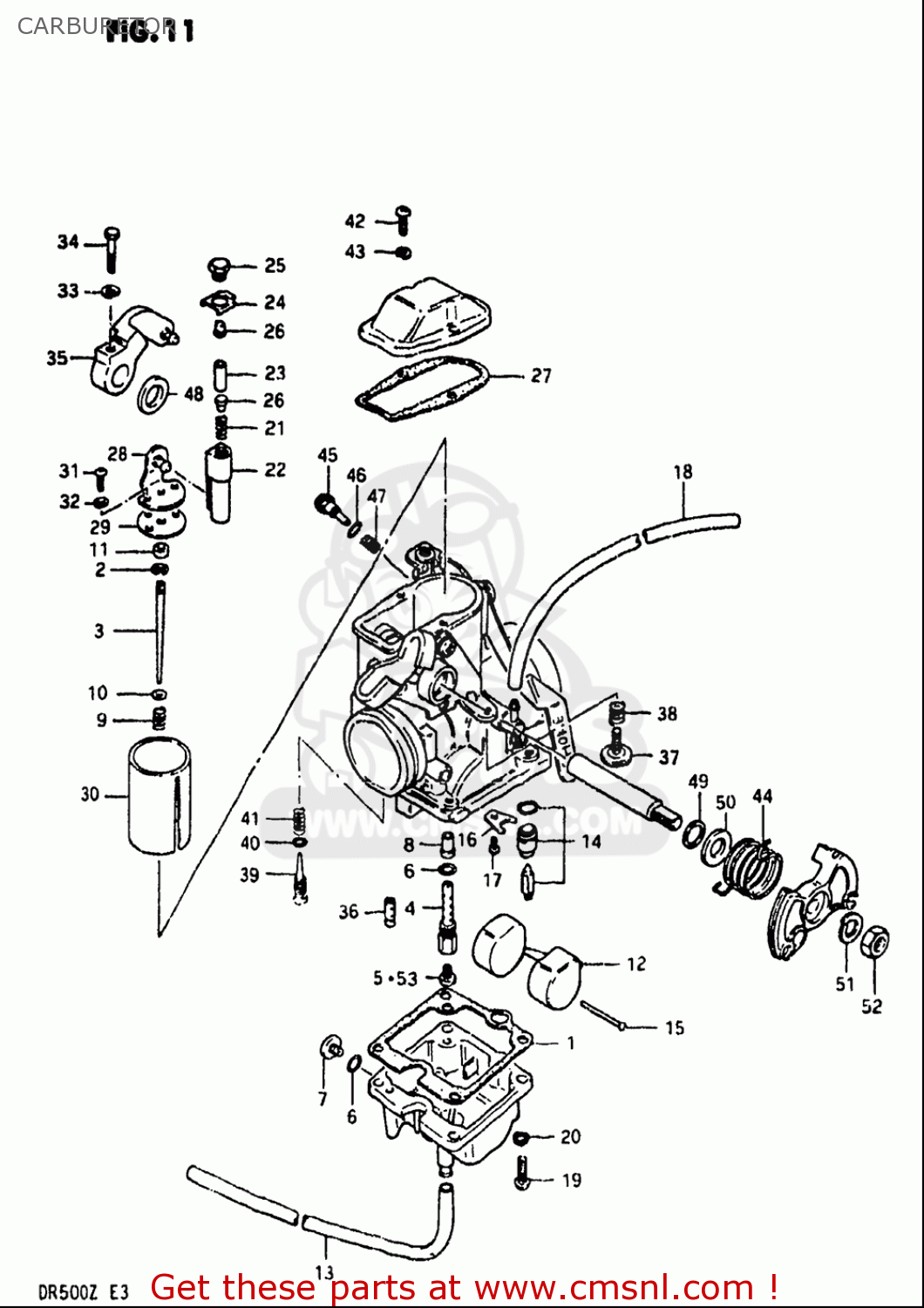 suzuki quadrunner 500 carburetor diagram