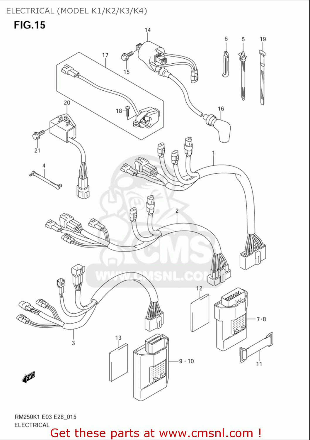 suzuki rmx 250 wiring diagram