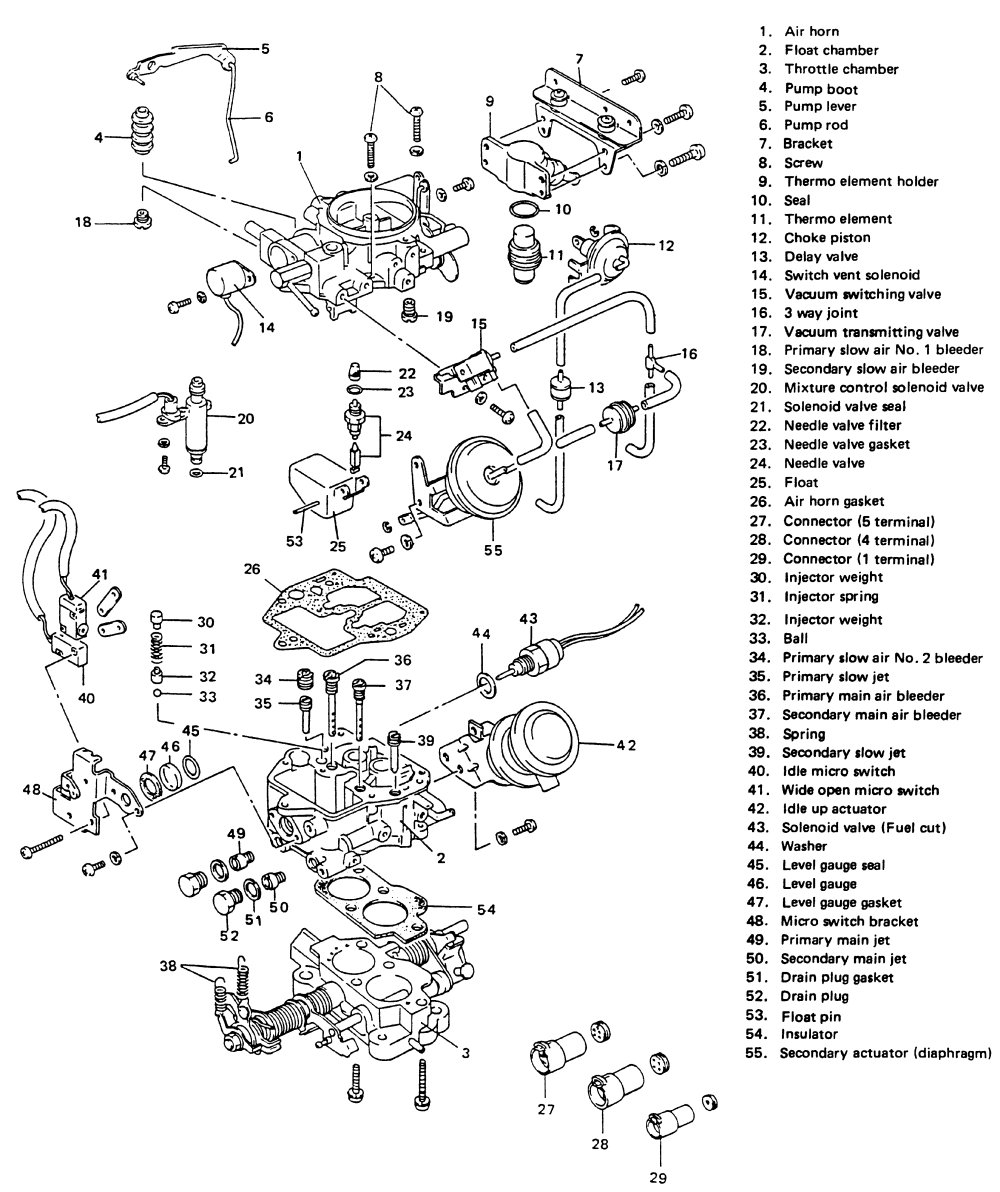 suzuki samurai carburetor diagram