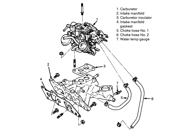 suzuki samurai carburetor diagram
