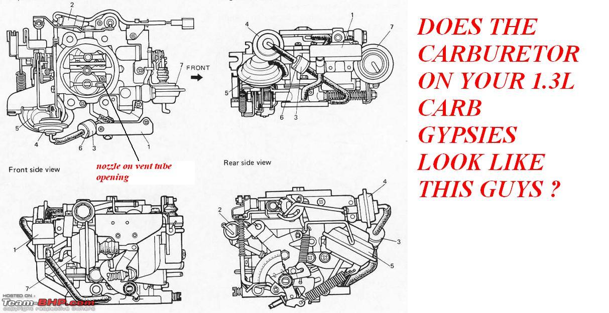 suzuki samurai carburetor diagram