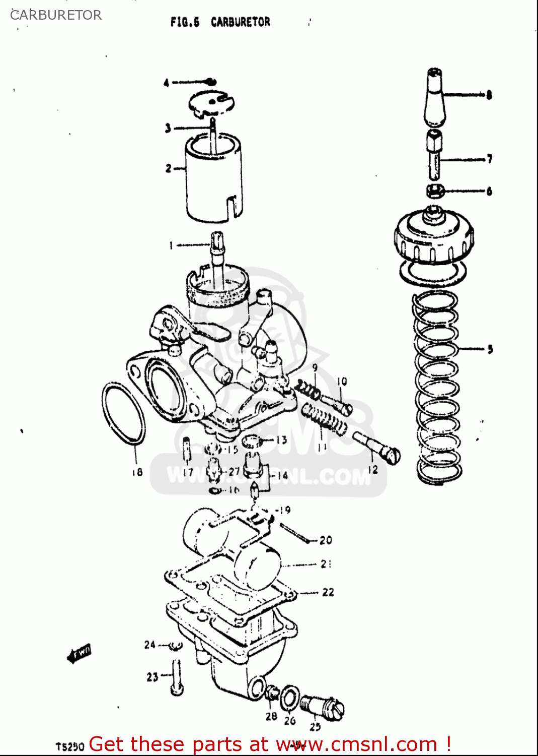 suzuki ts250 wiring diagram